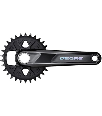Amazon.com : SHIMANO Deore 12 Fc-M6100 Crankset Black, 170mm/32T